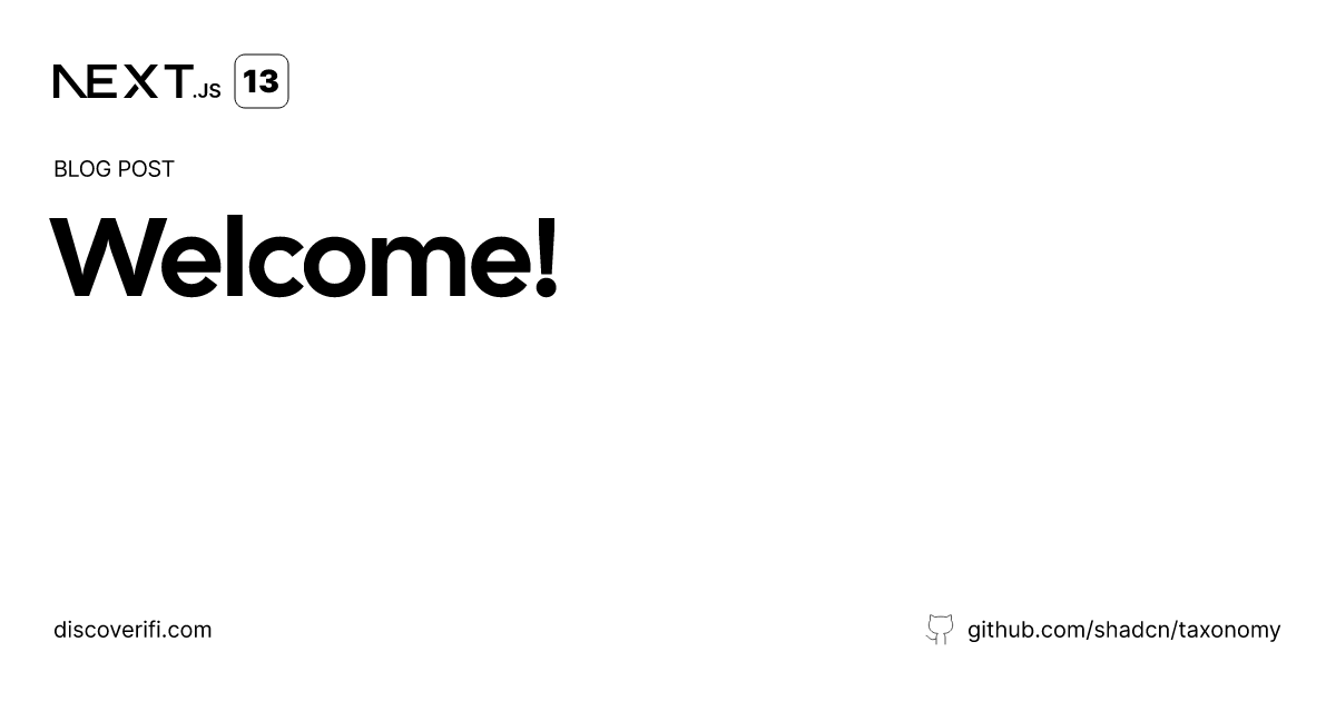 Welcome! [discoverifi.com]